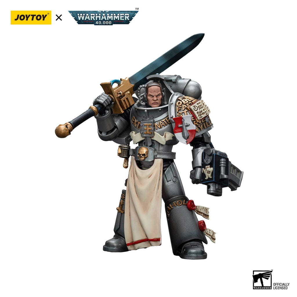 JOYTOY Warhammer 40k 1/18 Action Figures Anime 12cm Grey Knights Interceptor Squad Strike Squad Collection Model Toys