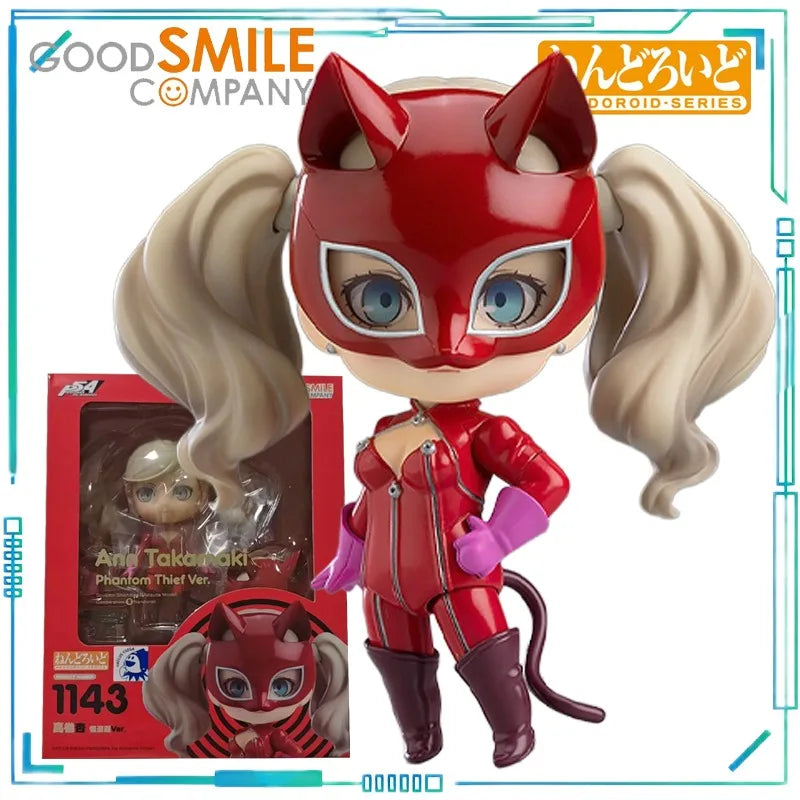 GSC Genuine NENDOROID Series PERSONA5 The Animation 1162 Ryuji Sakamoto 1143 PANTHER Mobile Model Toy Q-version Humanoid