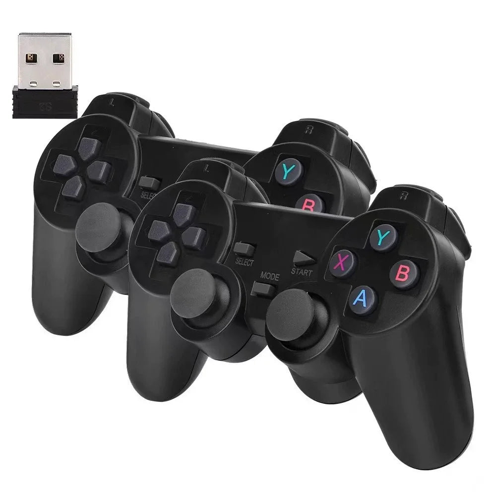 Retro Game Console with 64GB Storage - 20,000+ Preloaded Games, 4K HD HDMI TV Stick & Wireless Controller for PS1/N64/SEGA