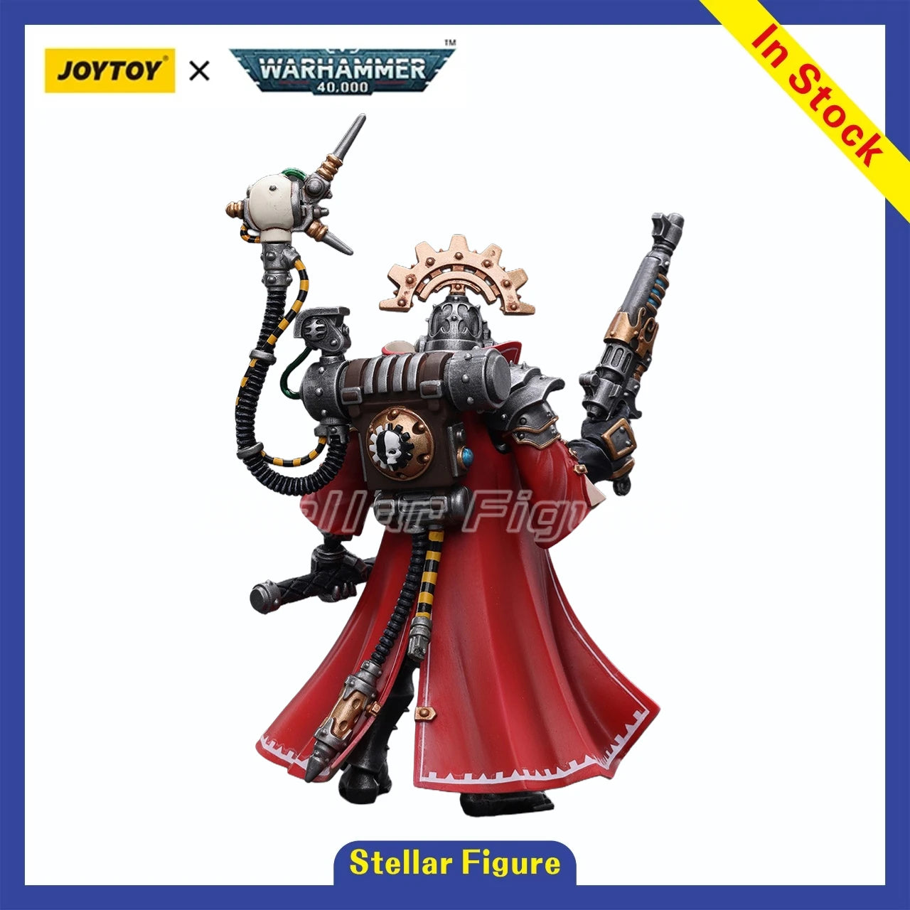 【SF】JOYTOY 1/18 Action Figure Adeptus Mechanicus Skitarii Marshal Model Toys Gifts Collection Ornaments