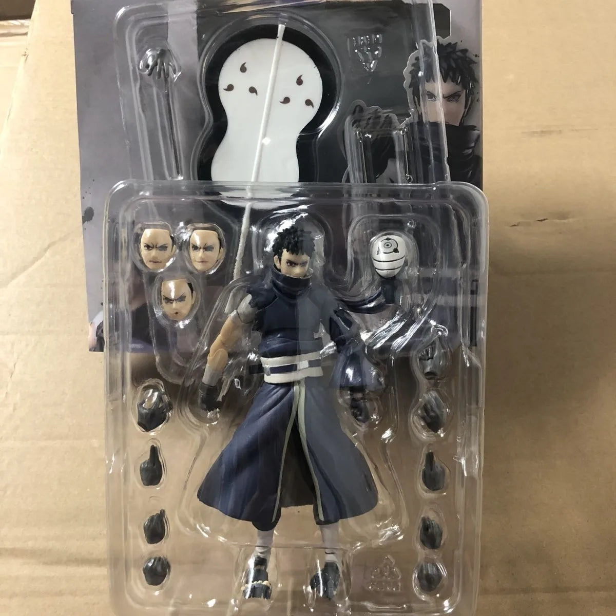 15cm Naruto SHF Uchiha Obito Figure Poseable Action Model Desktop Decoration Anime Collectible for Display Crafts Birthday Gifts