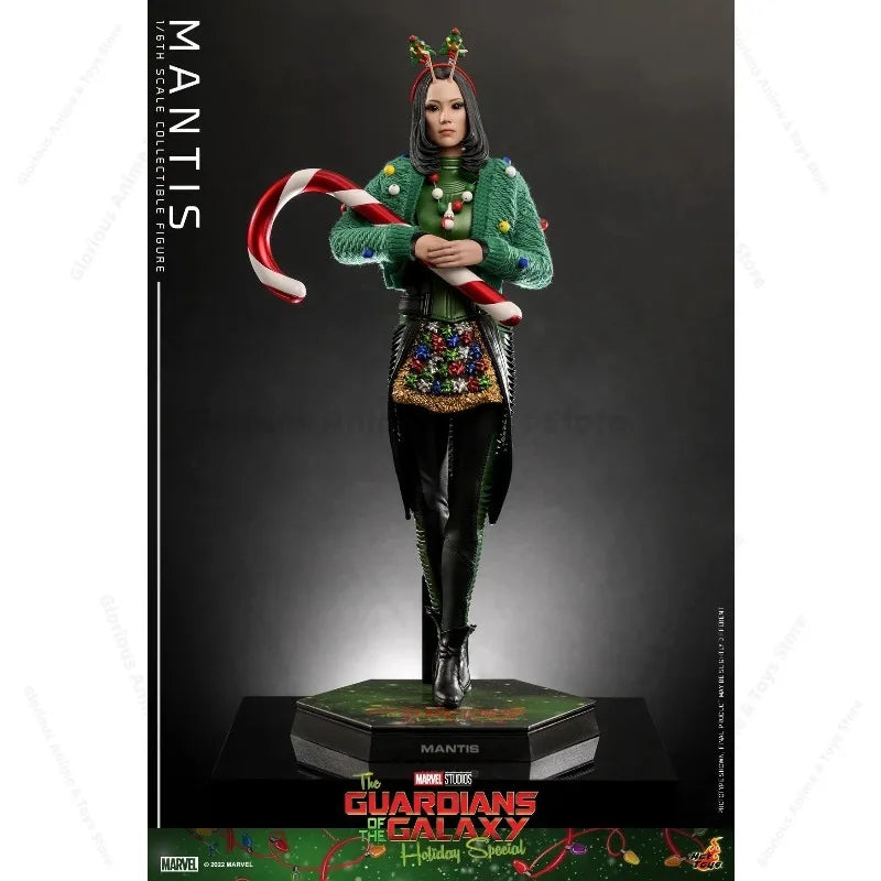 In Stock  HotToys 1/6 TMS094 Guardians of The Galaxy Christmas Special Praying Mantis Female Movable Model   Collectible Figure