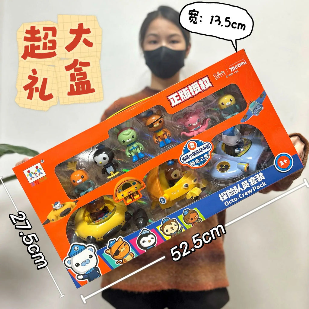 2025 Original Octonauts Gup Submarine Boat Model Toys Kwazii Barnacles Peso Action Figures TV Toys Children Gift