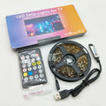 USB-LED-Leuchten für 55-75-Zoll-TV, LED-Hintergrundbeleuchtung, RGB-Lichtstreifen, Musiksynchronisation, Farbwechsel, Bluetooth-App-Steuerung für Spielzimmer