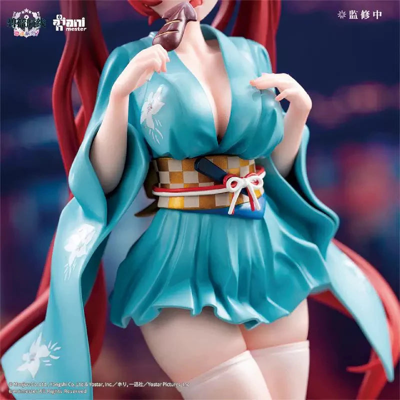 New Genuine In Stock Da Manjiang 1/7 Blue Route Micro Speed Forward Honolulu Yukata Ver. Handmade Amine Figures