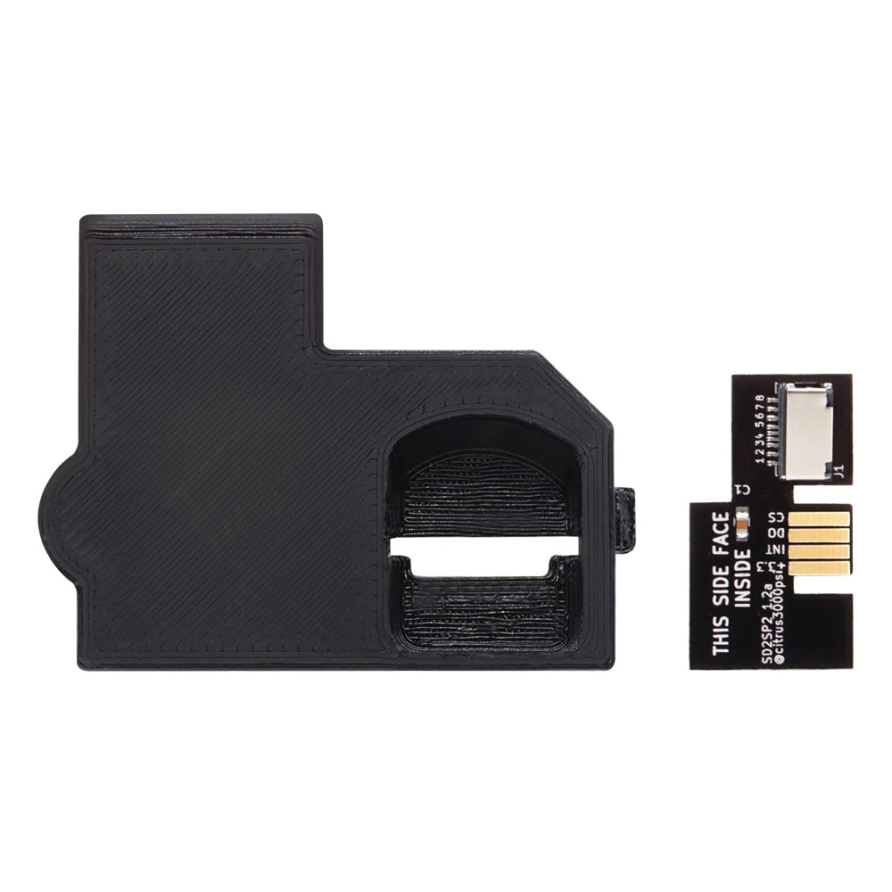 BitFunx TF MicroSD Card Adapter SD2SP2 POR For Nintendo Gamecube NGC NTSC Serial Port 2- Gold HQ ENIG Surface