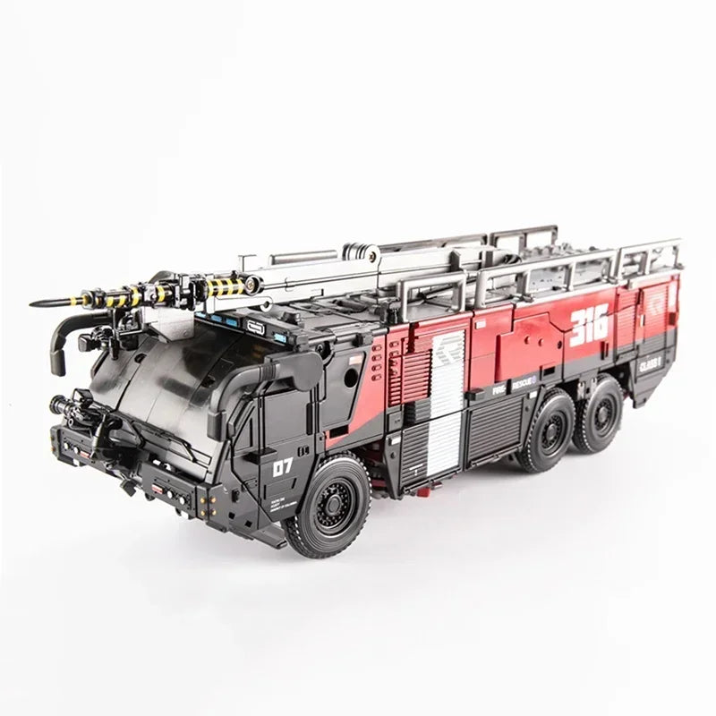 Transforming Toy BMB OV01 OV-01 Sentinel Prime Enlarged Alloy Version Fire Truck Gift Model Action Figures Collection Toys