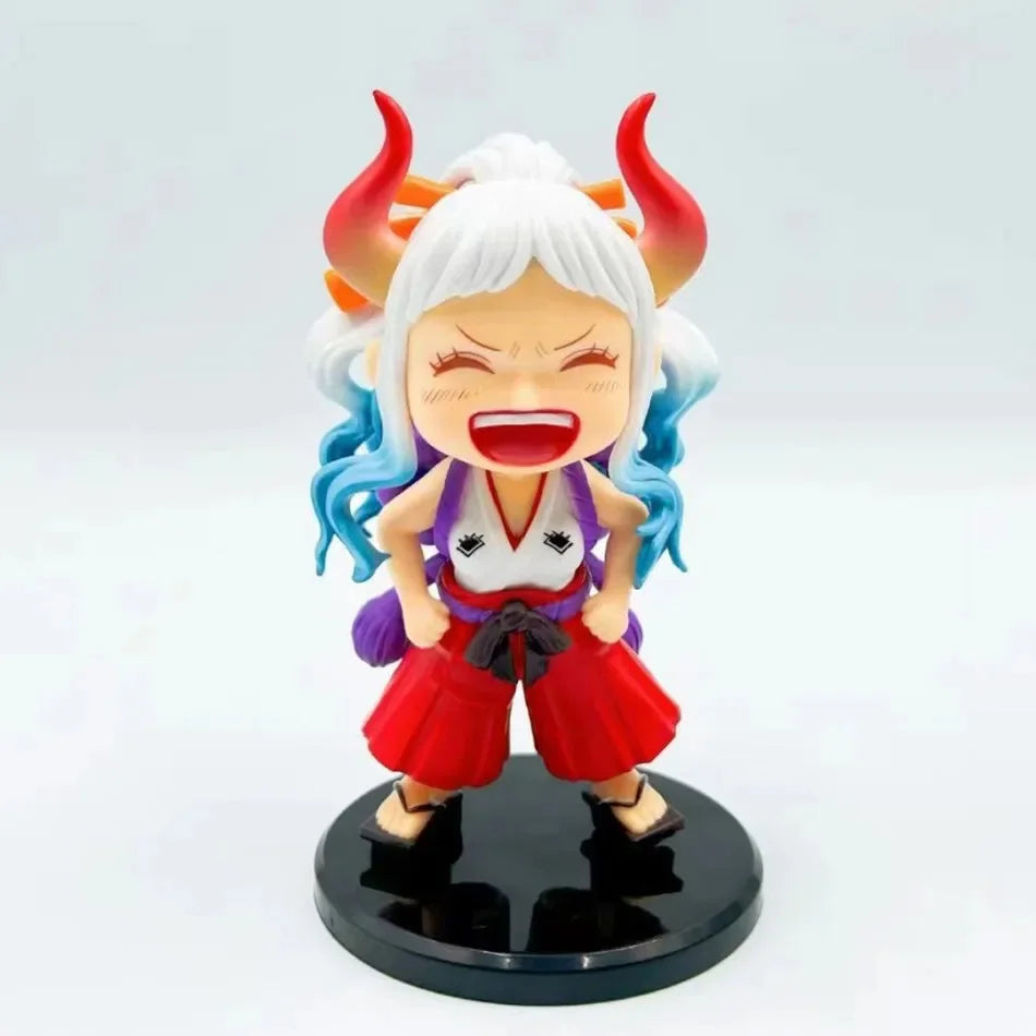 New One Piece Luffy Solon Sanji Ace Yamato Q-version cartoon anime game character figurine children's birthday collection toys