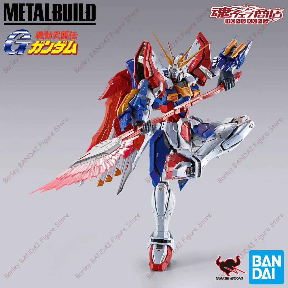 Original In Stock BANDAI PB Exclusive Mobile Fighter G Gundam METAL BUILD God Gundam Second Articulated Mecha Model Toys Gifts