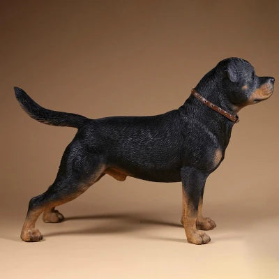 Mr.Z 1:6 Scale Animal Figure Doll Rottweiler Loyal Police Dog Model For 12Inch Action Figure Scenes Decor Desktop Toy Ornaments