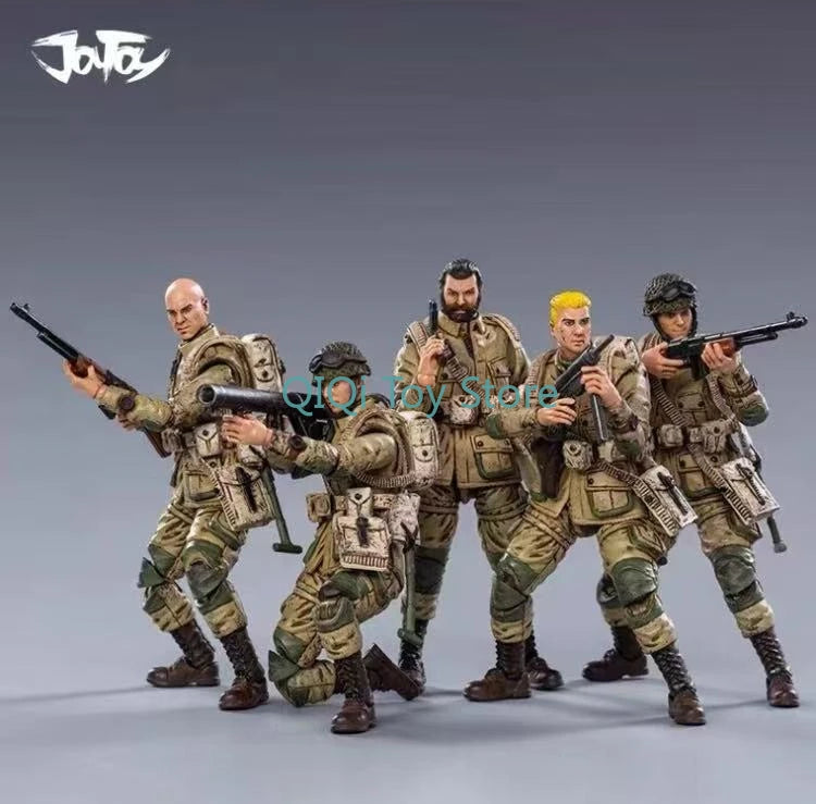JOYToy 1:18 3.75-inch super moveable soldier 1/18 U.S. airborne division model handcraft paratrooper skipping rope
