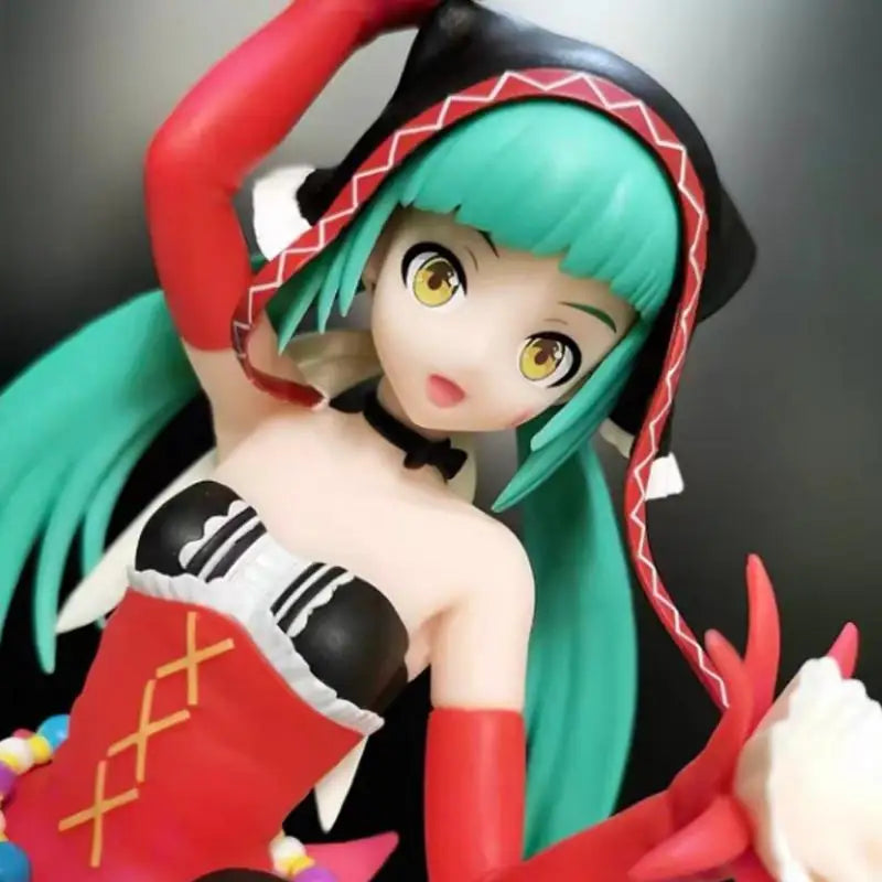 Genuine Sega Hatsune Mike Clown Clothing Project Diva Arcade Future Tone Spm Pvc Collector Anime Figure Model Toy Gift In Stock