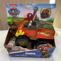 Original Paw Patrol Boomer Roxi Rescue Wheels BIG WHEELED TOY TRUCK with Collectible Action Figure Kids Toys for Boys & Girls