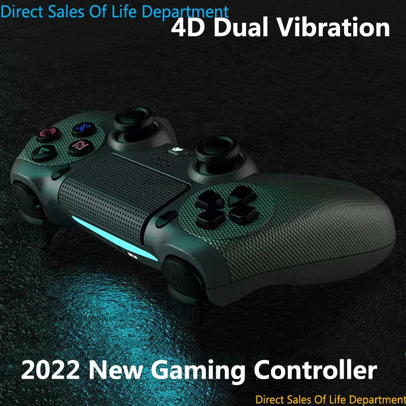 Controller Joystick For PS4 Bluetooth Remote Control Wireless Ps4 Controler Gamepad Compatible With ps4/slim/manette LED Light