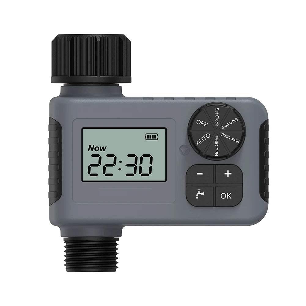 Automatic Water Timer Intelligent Irrigation Watering System Sprinkler Timer Garden Programmer Equipment IPX7 LCD Display