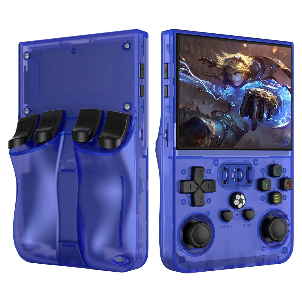 Open Source R36PRO 30000+Games Retro Handheld Video Game Console 3.5 Inch IPS Screen RK3326 Chip Portable Pocket Video Player