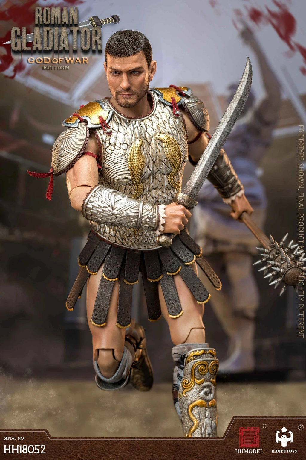 1/6 Action Figure HH18052 Roman Gladiator Ares Version God of War Edition Collectible Model Toys by HHMODEL & HAOYUTOYS In Stock