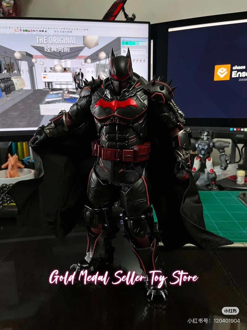 Hot Toys Batman Hellbat Armor Thermal Version 1 6 Scale Collectible Action Figure DC Comics Superhero Model For Adult Collectors