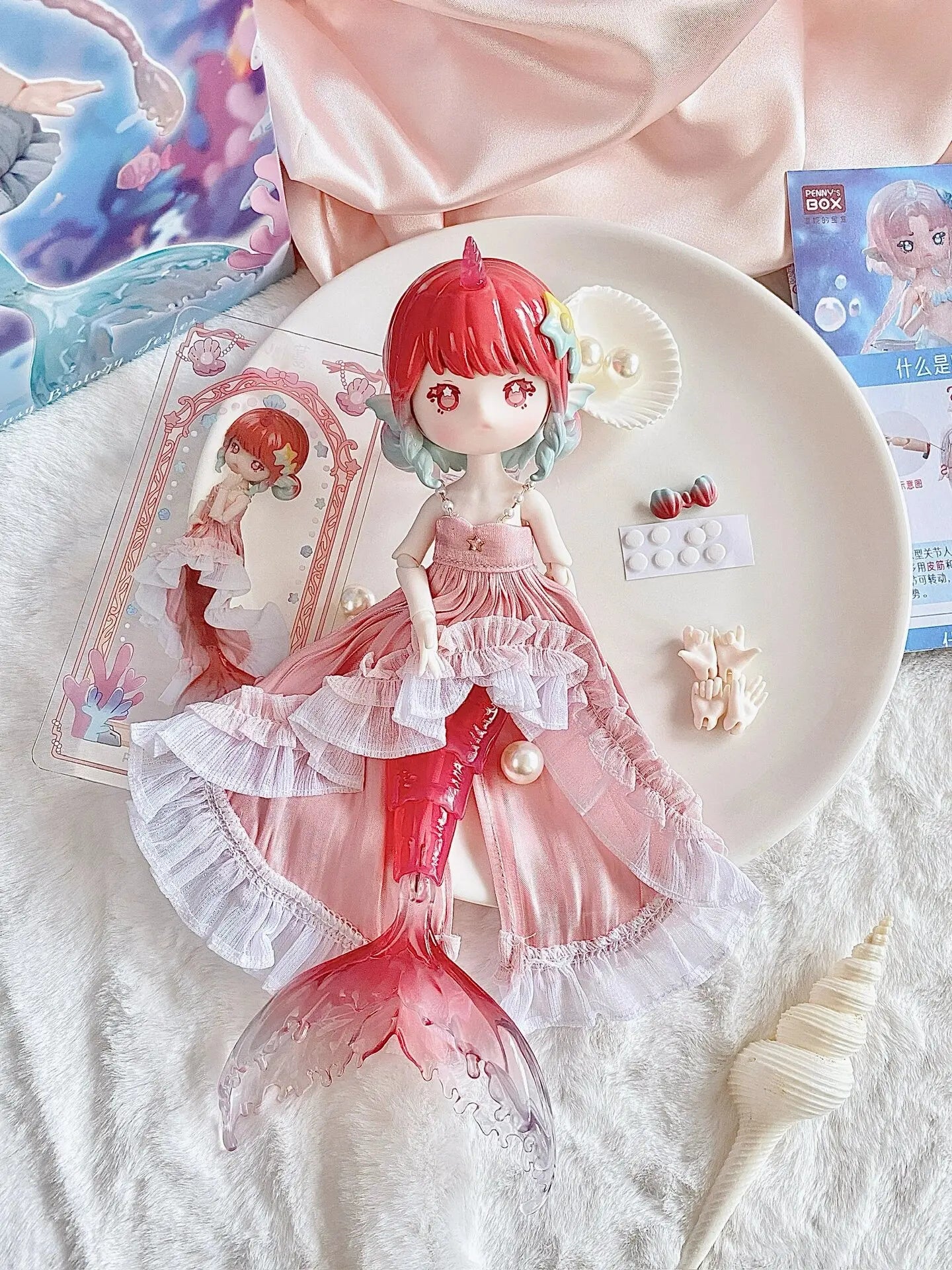 In Stock 100% Original Penny Blind Box Tidal Secret Language Series Obtisu11 Bjd 1/12 Action Figure Toys Gifts Model Dolls