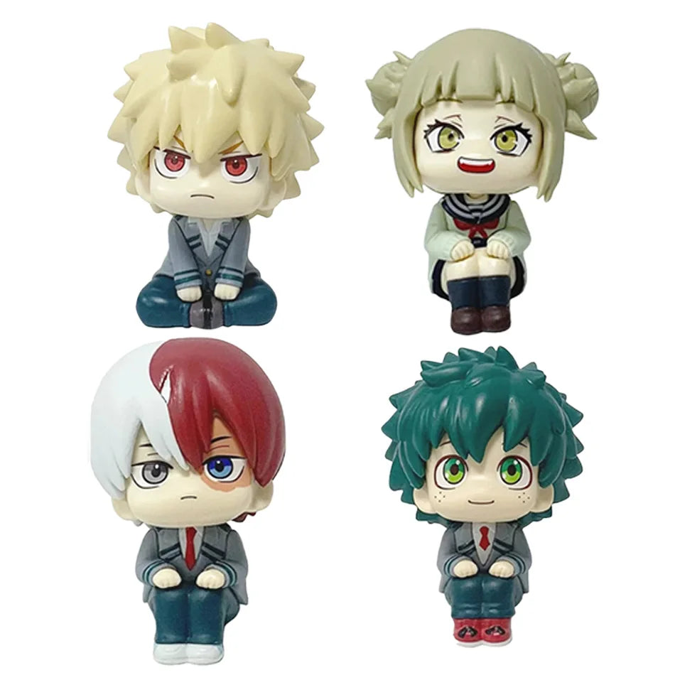 Anime Figure My Hero Academia Midoriya Izuku Bakugou Katsuki Todoroki Shoto Asui Tsuyu PVCAction Figure Collectible Model Toys