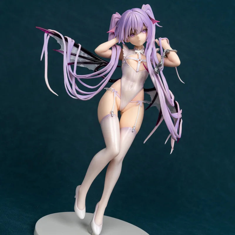 Generic Anime PVC Figure 25cm Eve Demon Girl Standing Pose With Handcuffs 1st Gen Statue Desktop Decoration Gift For Anime Fans