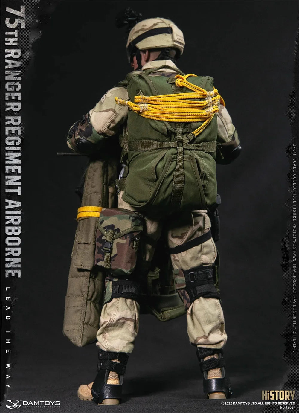 DAMTOYS DAM 78094 US.75th Ranger Armor Force Soldier Full Set Moveable Action Figure Gift For Fans Collect 1/6