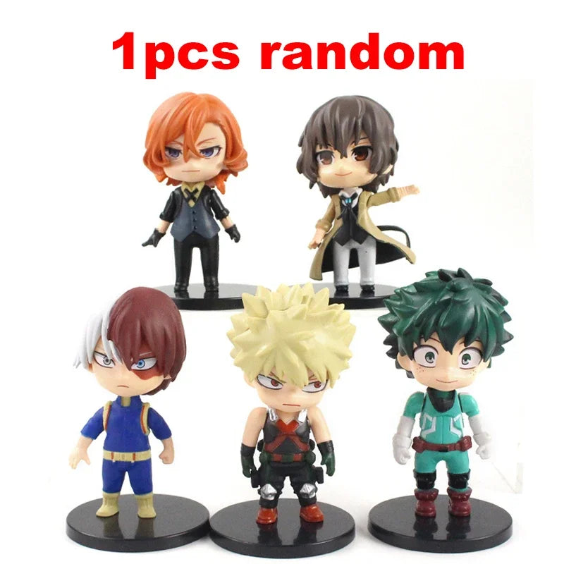 #657 Bungo Stray Dogs Dazai Osamu Anime Figure #676 Nakahara Chuuya Action Figure Ryunosuke Akutagawa Figurine Model Doll Toys