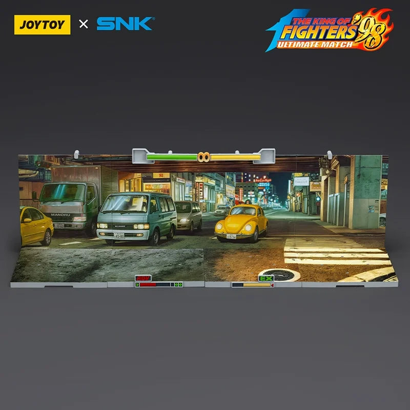 Joytoy Dark Source Xsnk King Of Fighters' 98um Goro Daimon Three Person Team 1:18 Mobile Soldier Handheld Benimaru Nikaido