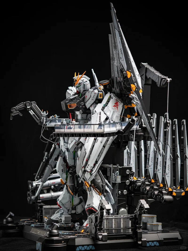 【IN STOCK】Daban 1/60 PG RX-93 V Metal Structure Action Figures Equipped With Floating Cannon Assembly Model Collect Kid Toys