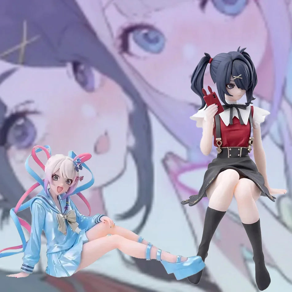 14CM Anime NEEDY GIRL OVERDOSE Small Seat Series Figure KAnge Standing Animation Model Toy Gift Collection Decoration Ornaments