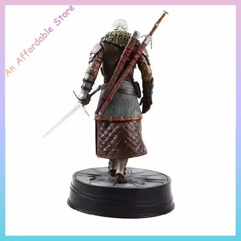 24cm  3: Wild Hunt Geralt Of Rivia Action Figure Toys Game Figurinepvc Collection Model Ornaments Gift For Children