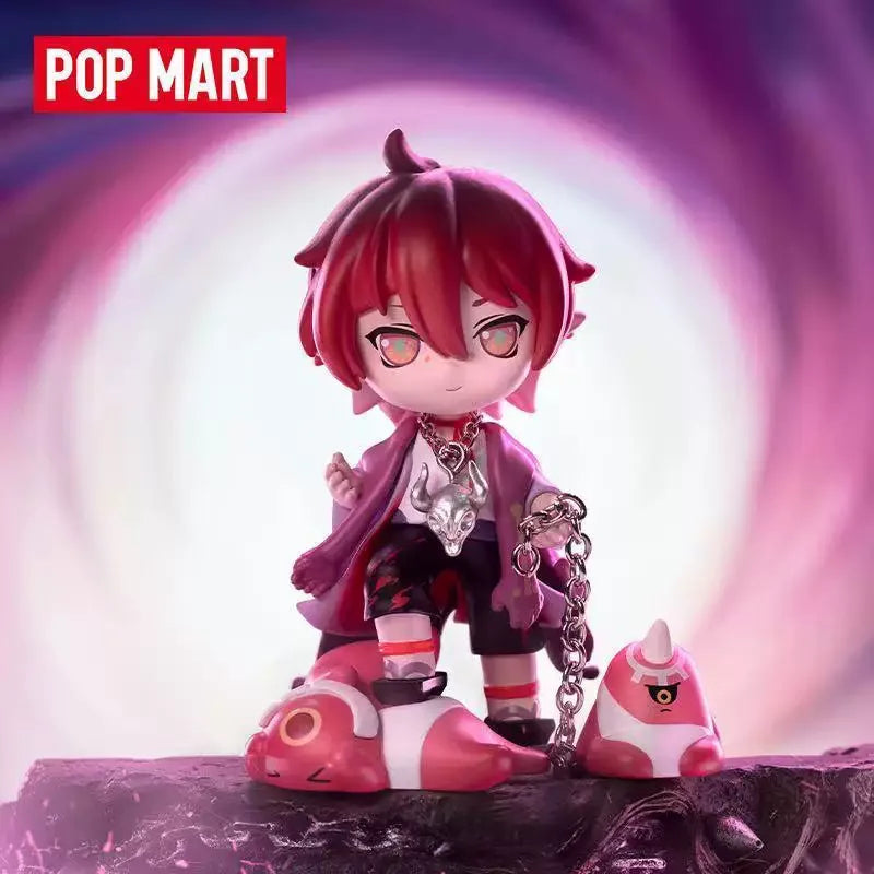 Authentic POPMART Onmyoji Series Blind Box Figure Chic Collector's Item Desktop Accent Premium Present for Onmyoji Devotees
