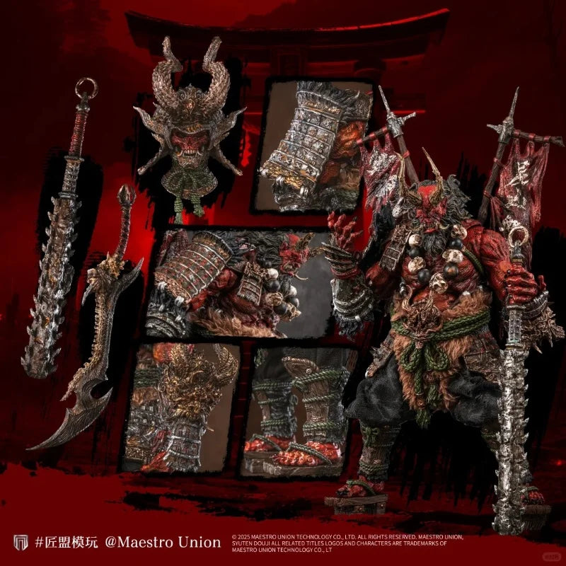 23cm Genuine Maestro Union Syuten Douji Ghost Of Da Jiangshan Immortal Legend Action Figure 1/12 Scale Mu-Il001 Collectible Toy