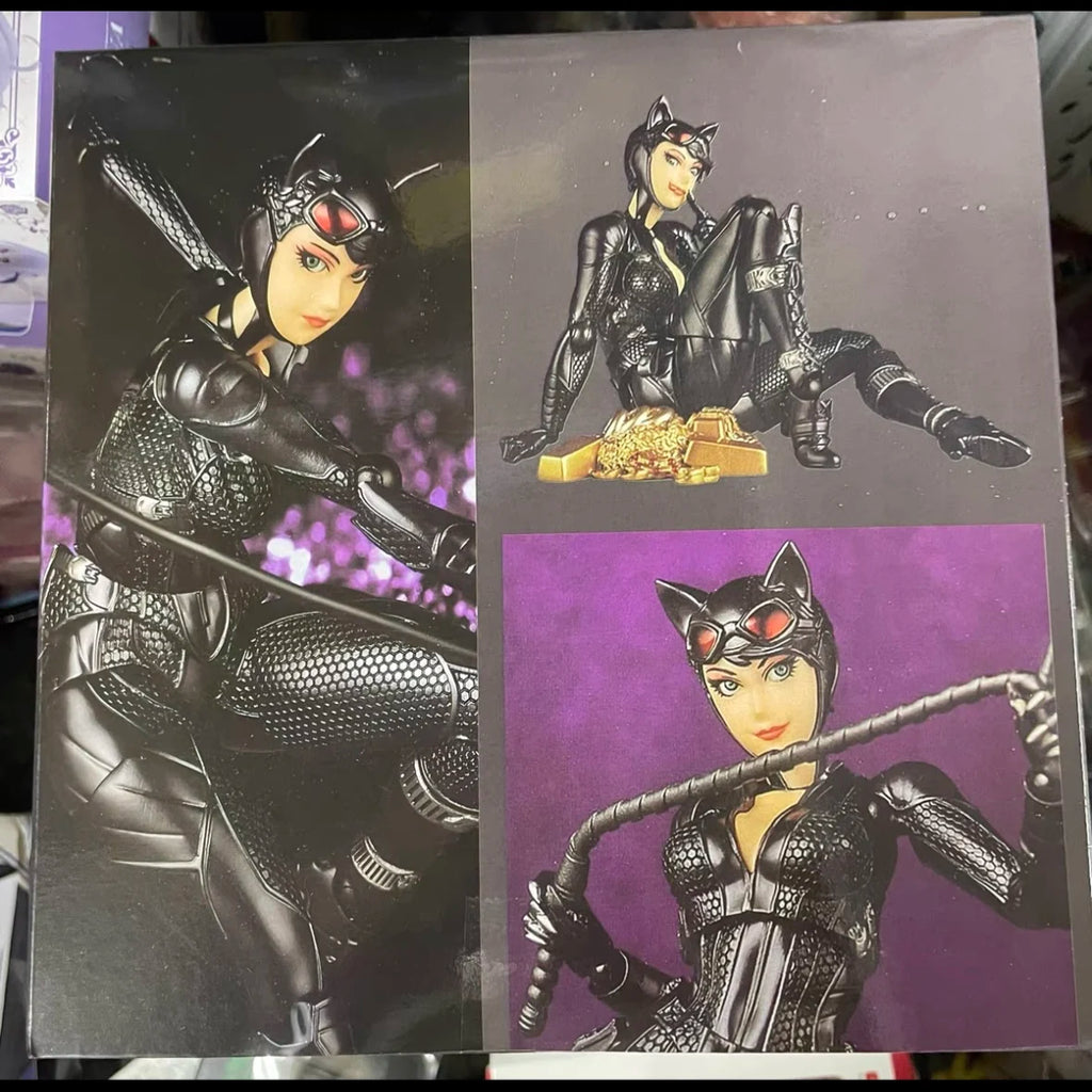Arkahm Factory MAX Factory Kaiyodo Revoltech Yamaguchi Catwoman Figuras Ko Modell Actionfigur Anime Puppe Individuelle Geschenke Spielzeug