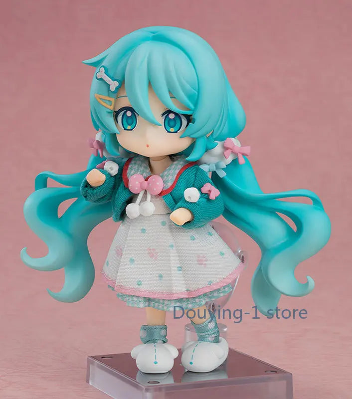 Original GSC Hatsune Miku 01 Doll Vocal Series PVC Loungewear Outfit Ver. Anime Figure Model Collection Gift