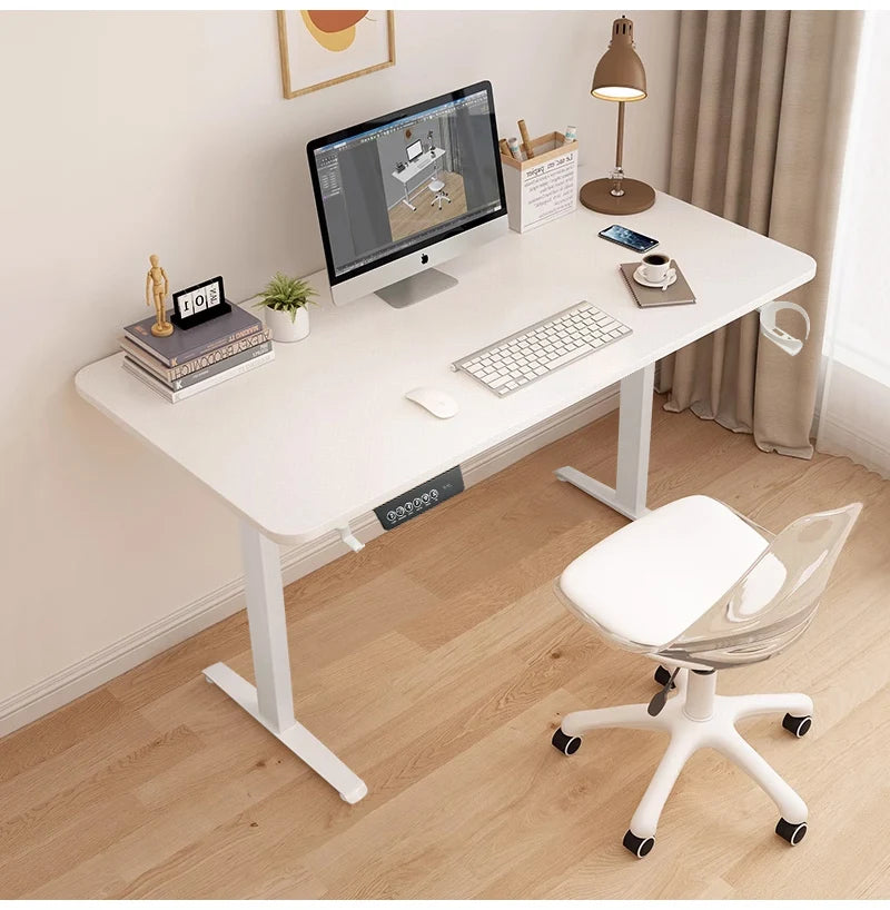 Height Adjustable Electric Standing Desk Sitting Desk Motion Desk For Home Office Protection Ergonomic Cervix Lower Spine