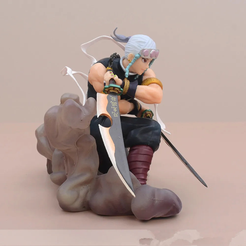 Dämon Slayer Uzui Tengen Anime Figur Figuarts NULL Tengen Uzui Action Figur Kimetsu keine Yaiba Figur Erwachsene Modell Puppe Spielzeug 14 cm