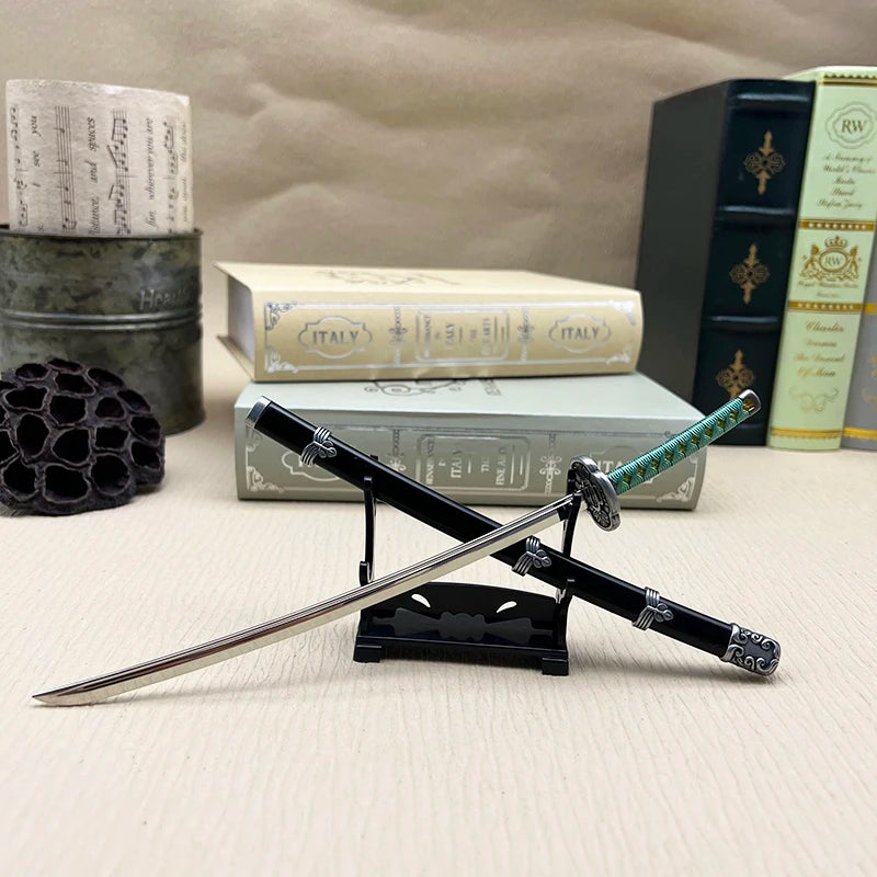 Sekiro: Shadows Die Twice Metall-Katana-Waffenmodell-Replika Mortal Blade Wolf 1:6 Actionfigur-Zubehör Sammlerstück Dekoration