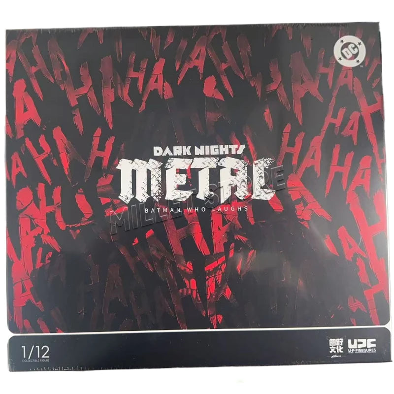 In Stock 24 Hours Delivery Brand New LPZZ U-P-Fineguures The Batman Who Laughs in The Dark: Metal DC Figure 1/12 Toy Gift