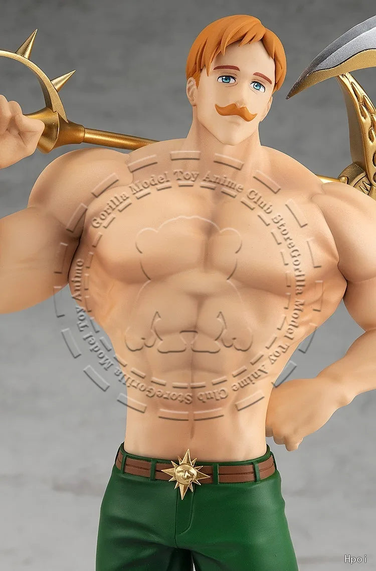 In Stock Original Genuine GSC POP UP PARADE Escanor Seven Deadly Sins 230mm Anime Figure Statue Collectible Gift Ornament