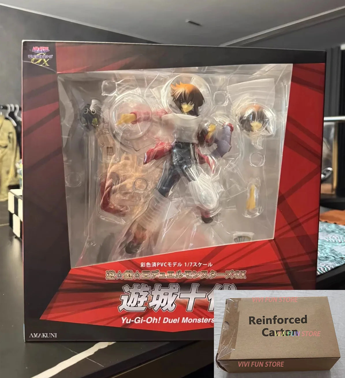 In Stock Original AMAKUNI Yu-gi-oh! Duel Monsters Figure Chazz Princeton Jaden Yuki Yusei Fudo Pvc Model Toys Yu-Gi-Oh! 5D's