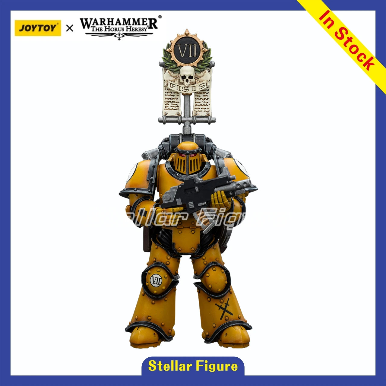 [SF] JOYTOY 1/18 Action Figure Warhammer 40K  Imperial Fists   Legion MkIII Tactical Squad   Prime Model Toy Gift