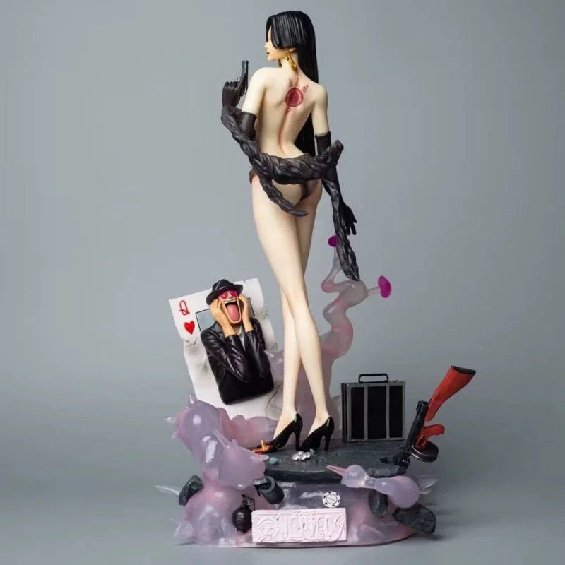 Нови 36 см One Piece Boa Hancock Аниме Фигурки Gk Секси Hancock Фигурка PVC Хубава Статуя Модел Кукла Колекция Стая Украшение Подарък