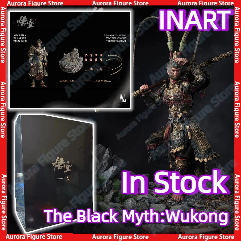 In Stock Queen Studio INART 1/6 MAG015 The Black Myth WUKONG Great Sage Armor Set Anime Action Figures Model Toys PVC Gift