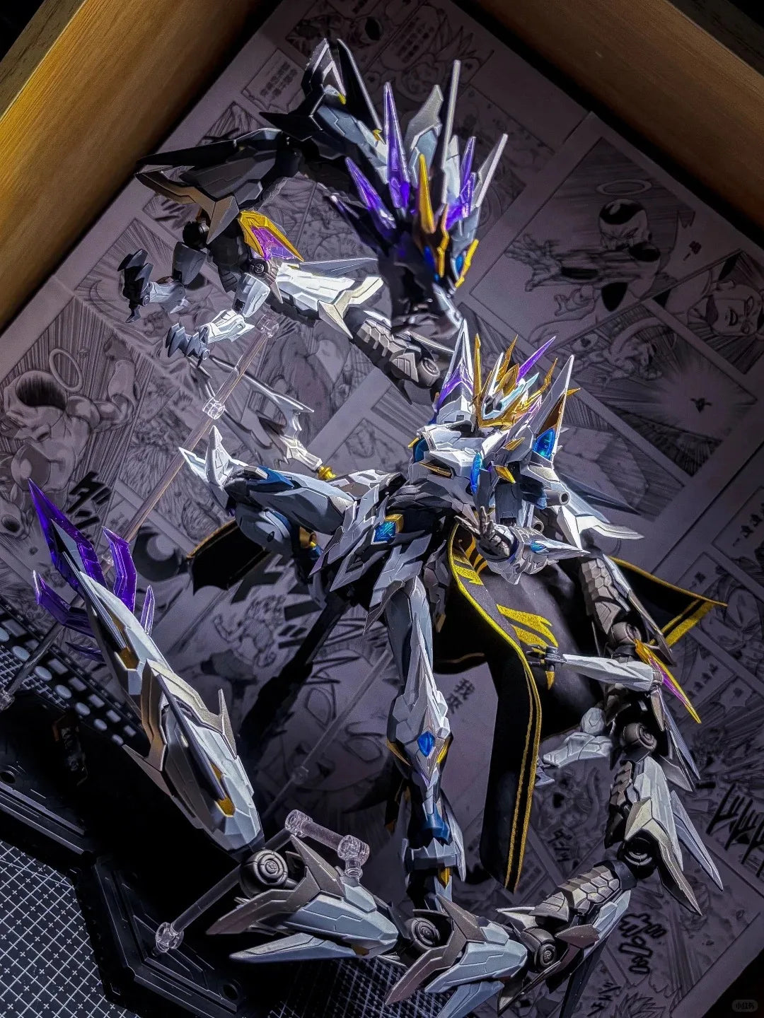 Motor Nuclear Model MG 1/100 Aobing Weiwu Color Action Figure Mnp-Xh03w Assemly Model Kit Aobin Alloy Skeleton Collect Toy Gift