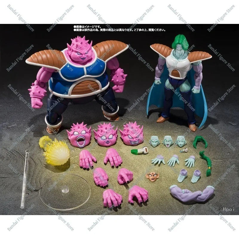New Products Bandai S.H.Figuarts Dragon Ball Z Super Saiyan God Vegeta Goku Burdock Dodoria Zarbon Anime Action Figure Toy Gift