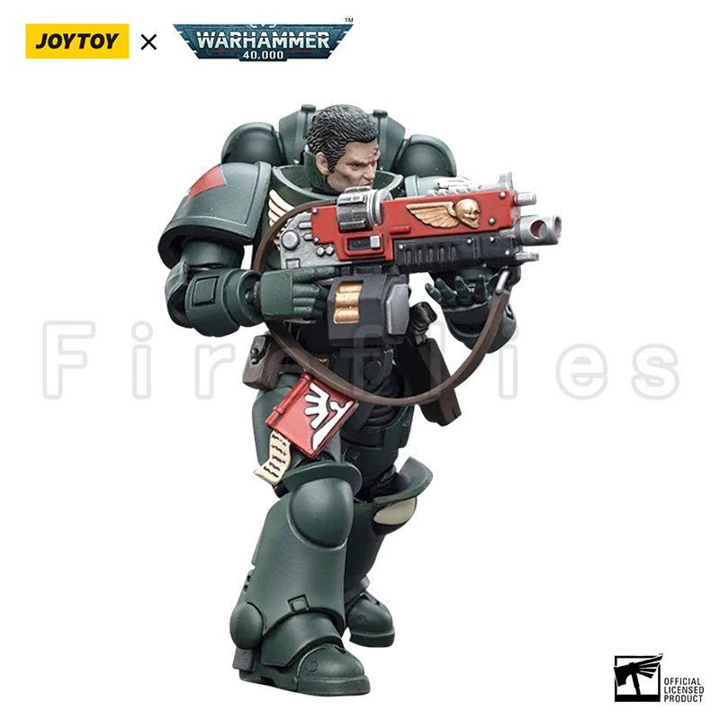 1/18 JOYTOY Action Figure 40K Dark Angels Intercessors Brother Nadael Asharr Re-issue Version Anime Model Toy