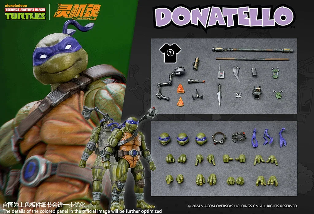 In Stock Lingjihun Teenage Mutant Ninja Turtles Raphael&Leonardo Highly Restored Action Figure Model Collectible Anime Figurine