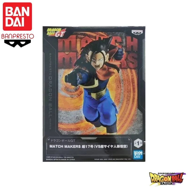 In Stock Original Bandai Banpresto Dragon Ball Son Goku Gogeta Model Toys Action Figure Garage Statue Collectible Ornaments