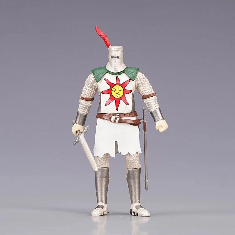 Game Dark Souls Figures Black Knight Artorias Action Figure PVC Movable Collection Solaire of Astora Model Toys for Child's Gift